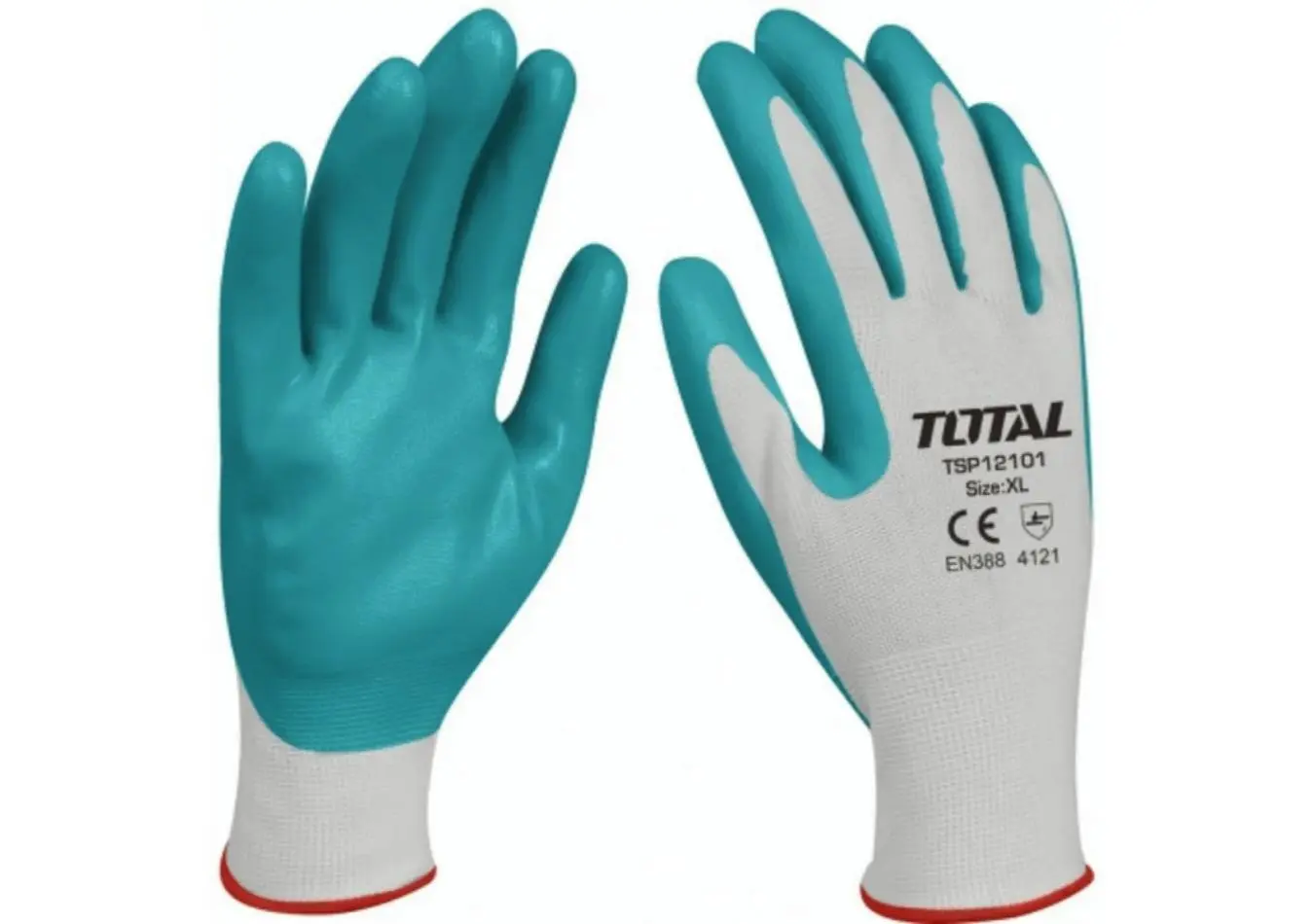 كف جلد خاص بالزيوت والمواد النفطية XXL ماركة TOTAL Nitrile gloves - TSP12101-XXL