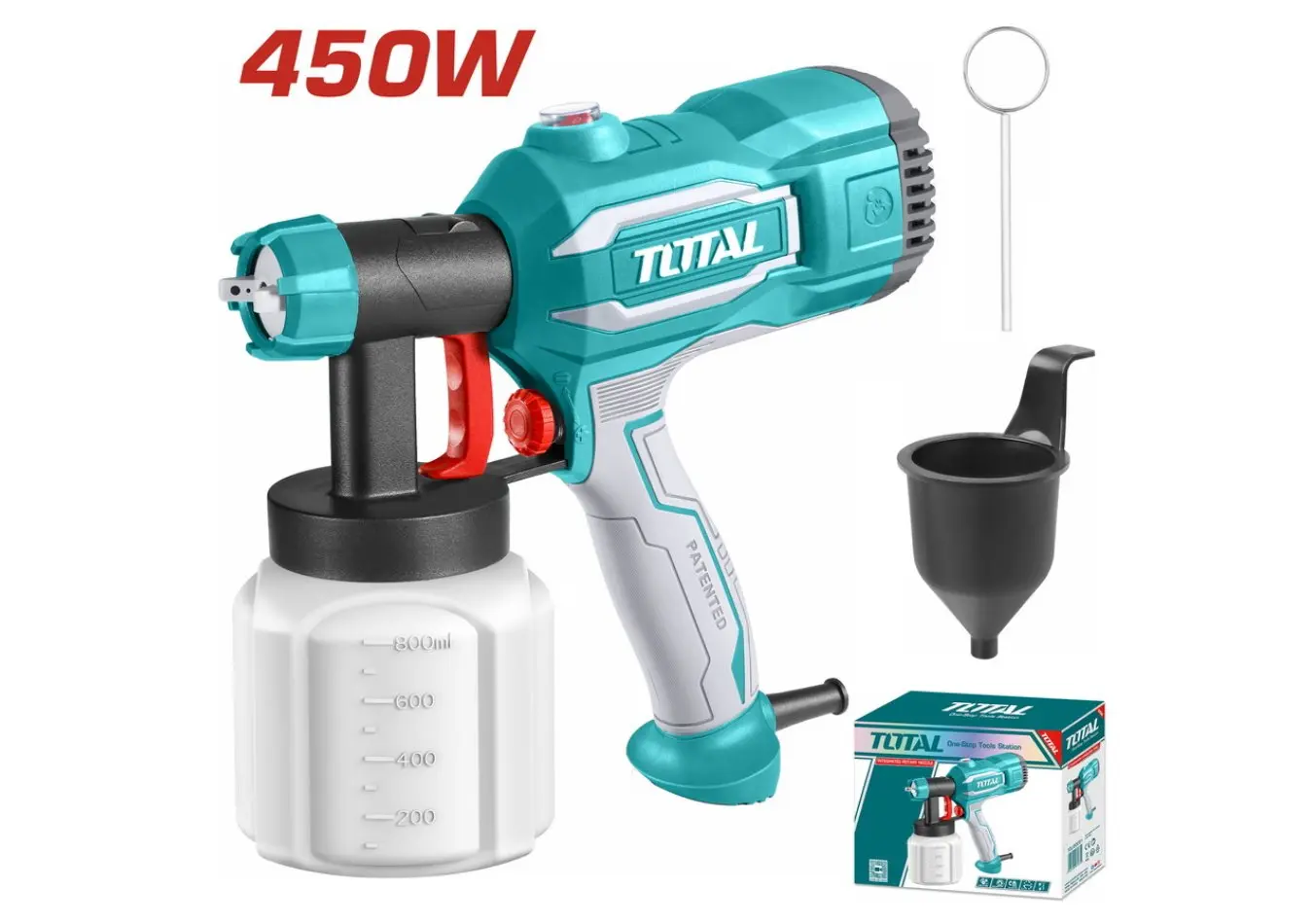 فرد بخ دهان كهربائي 450 واط TOTAL - TT3506