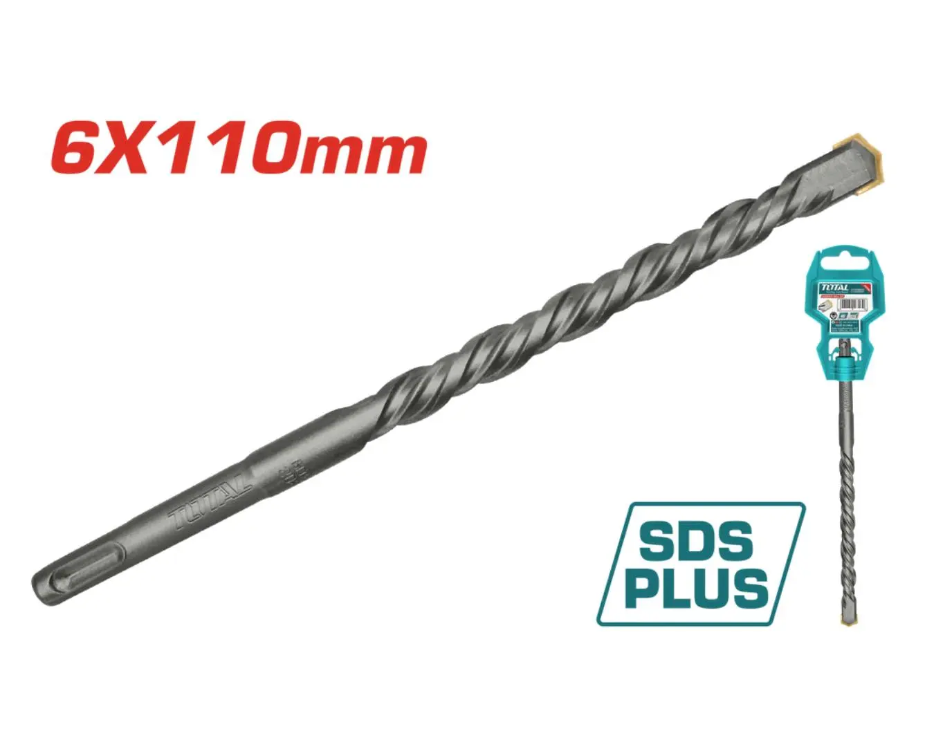ريشة SDS PLUS -6X110 ماركة TOTAL - TAC310601