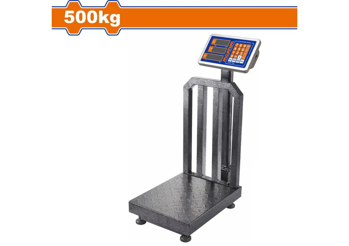 ميزان الكتروني 500 كغ دقة 100 غرام قياس 45*60 سم ماركة WADFOW - WEC1550
