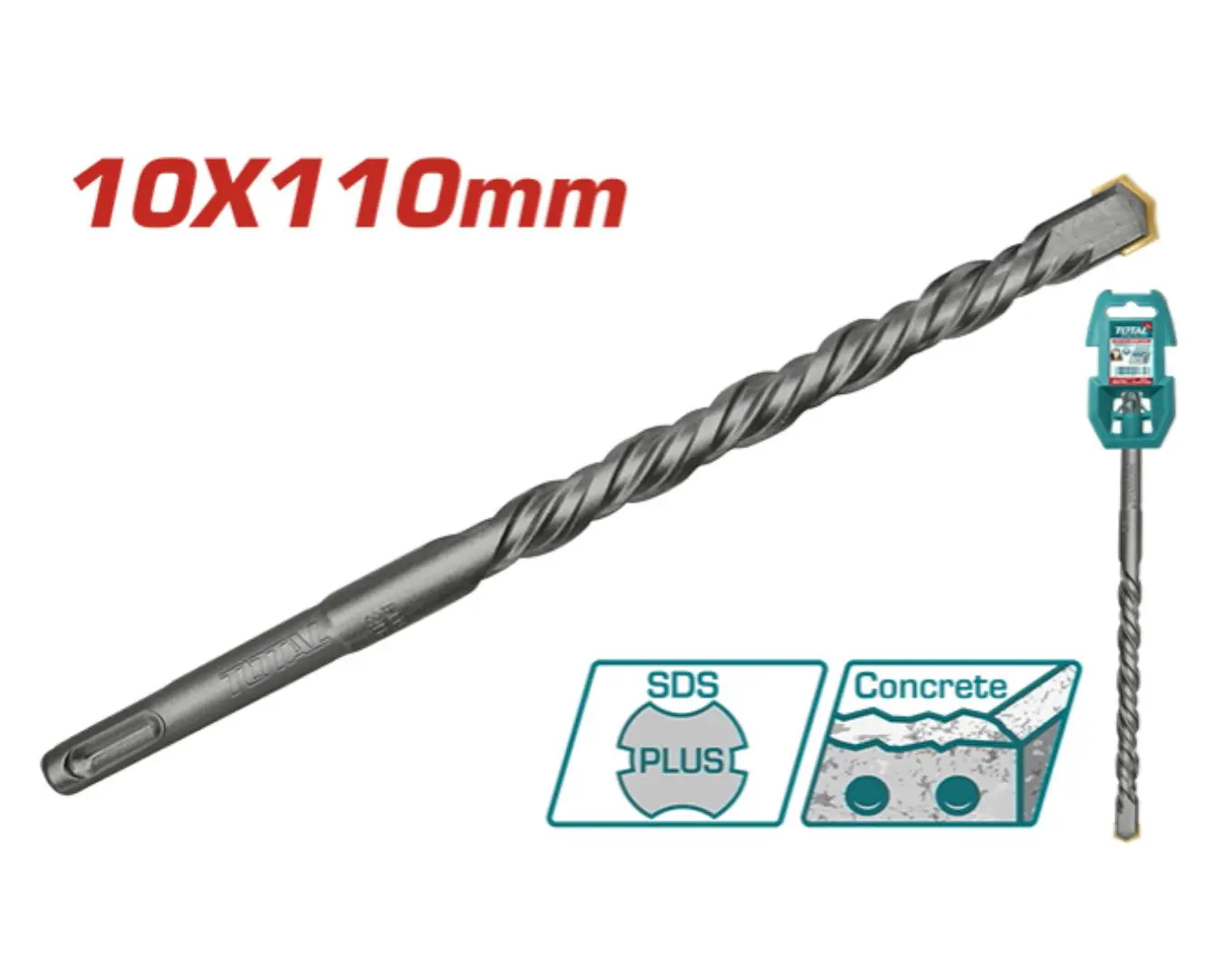 ريشة SDS PLUS -10X110 ماركة TOTAL - TAC311001