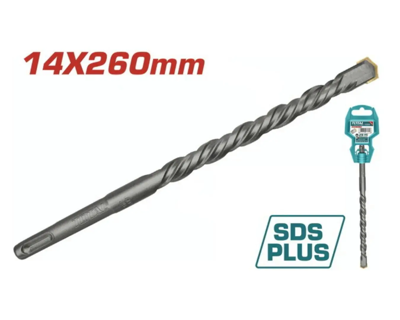 ريشة SDS PLUS -14X260 ماركة TOTAL - TAC311403