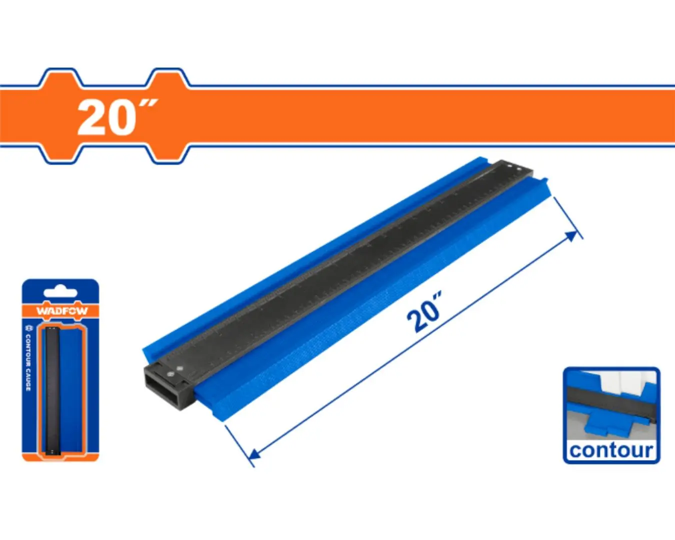 زاوية اطباق 20 انش ماركة WADFOW - WXZ6003