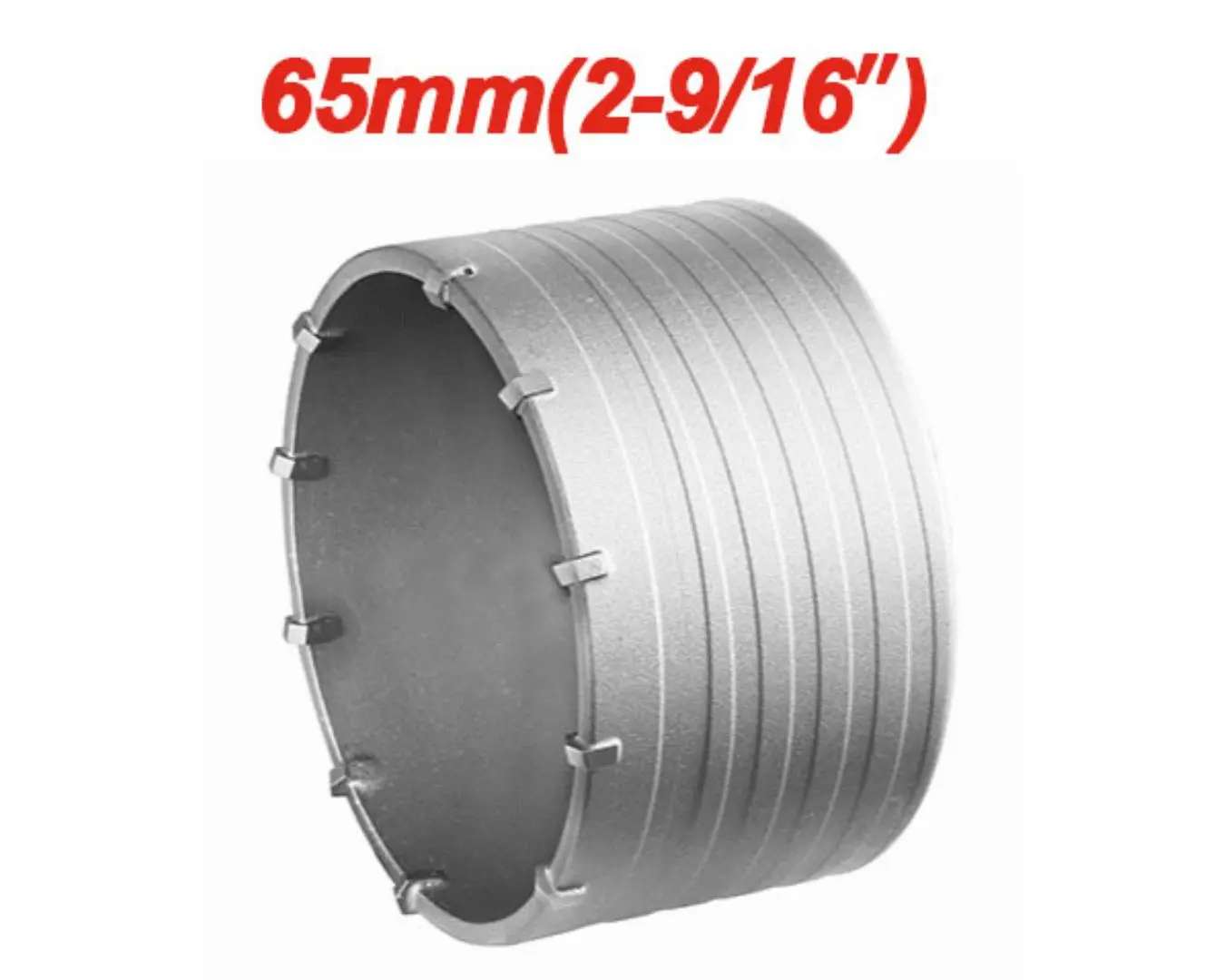 كاسة حفر باطون قياس 65 مم TOTAL بدون حامل sds - TAC431651