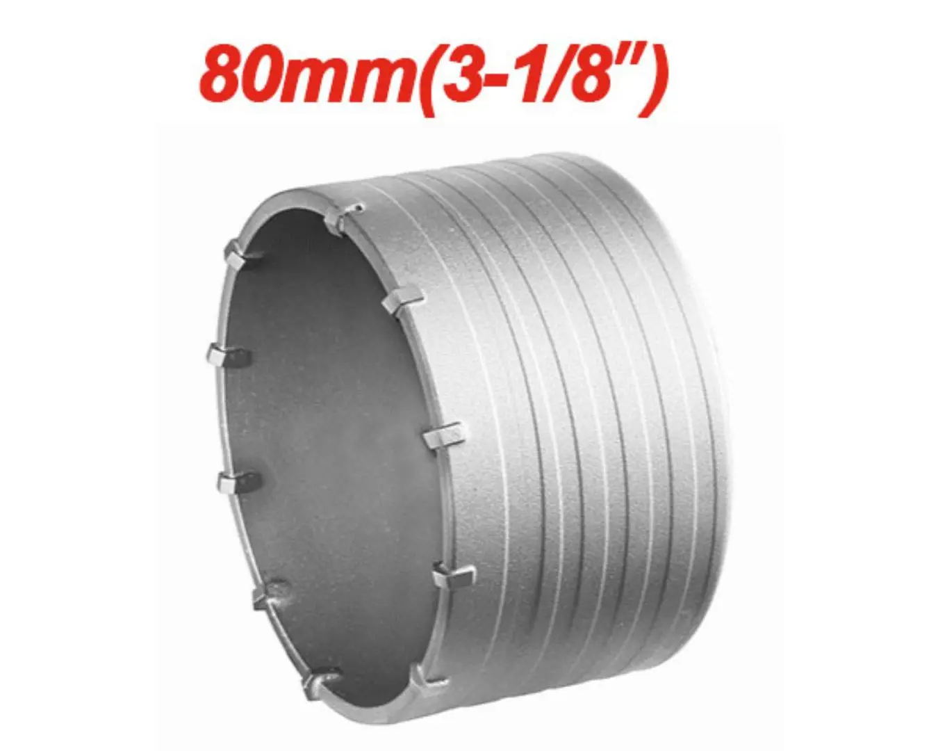 كاسة حفر باطون قياس 80 مم TOTAL بدون حامل sds - TAC431801