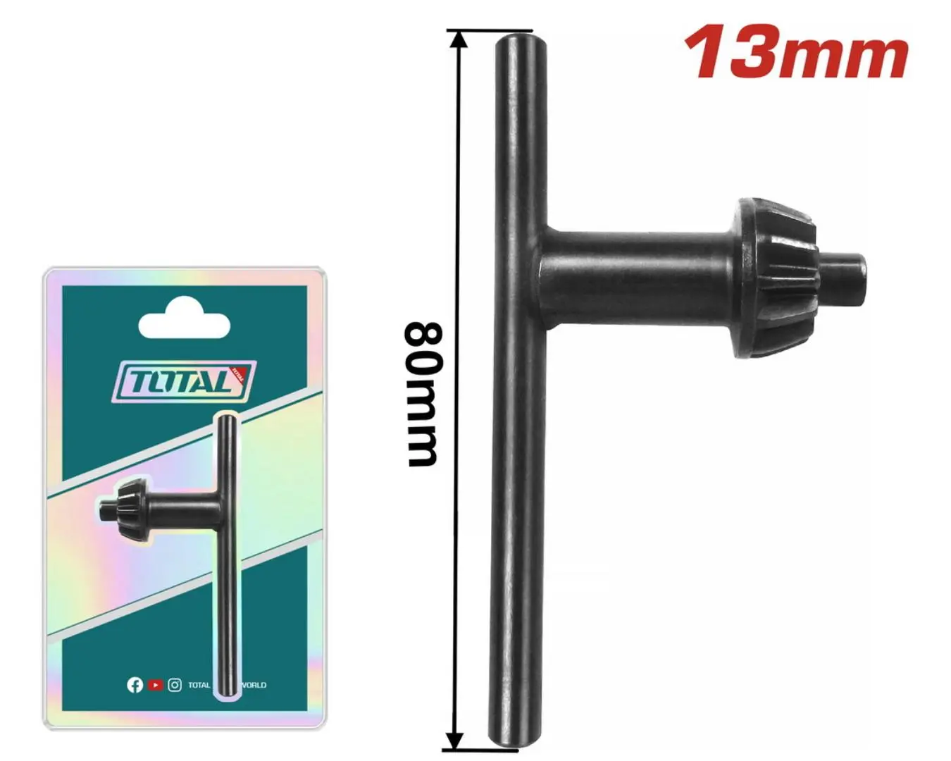 مفتاح رأس مثقب 13 مم TOTAL - TAC470131