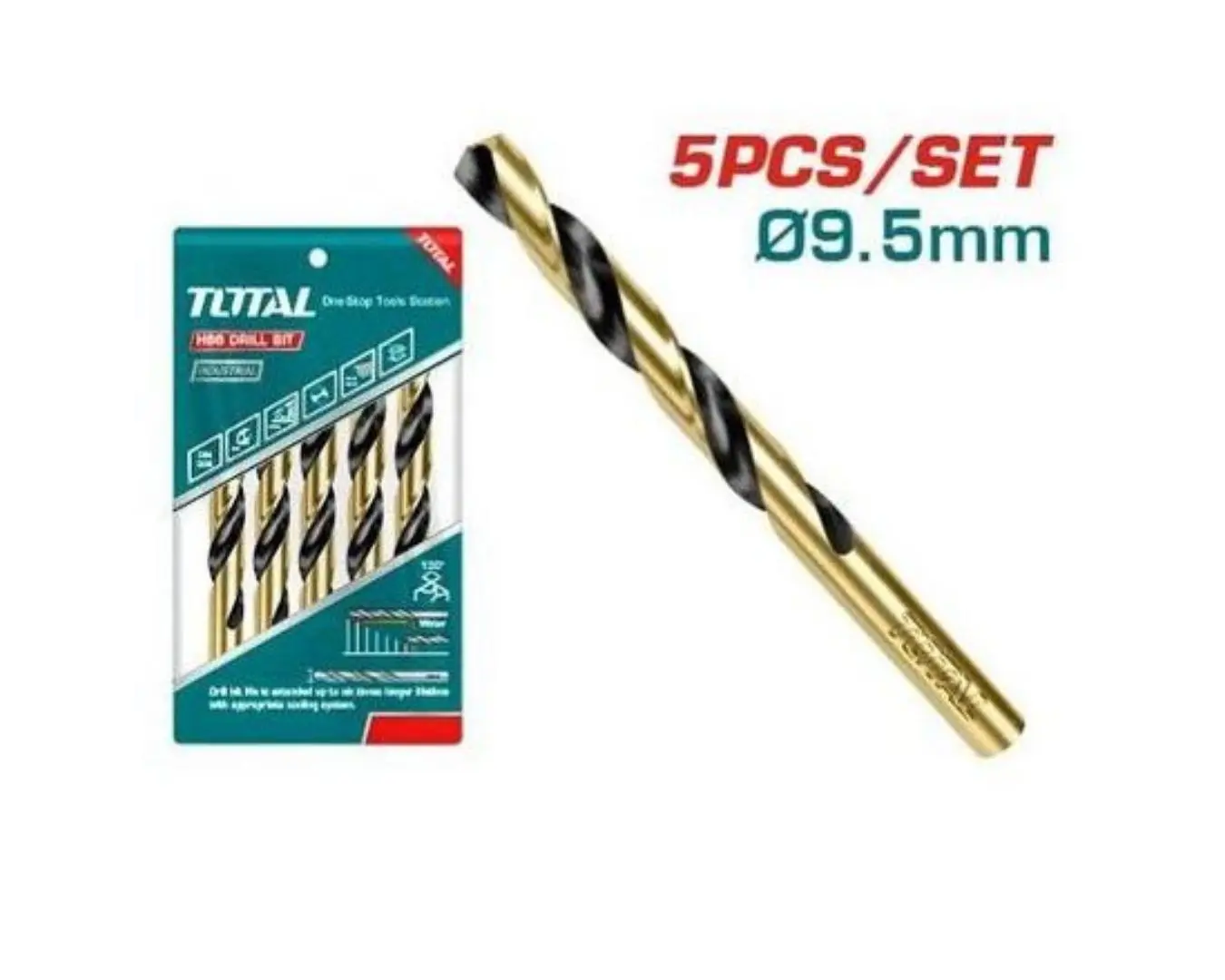 ريشة حديد 9.5 مم موديل HSS ماركة TOTAL - TAC100953