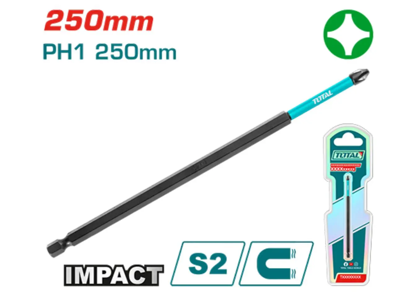 راس شد طرق مصالب PH1*250 مم ماركة TOTAL - TACIM71PH1250