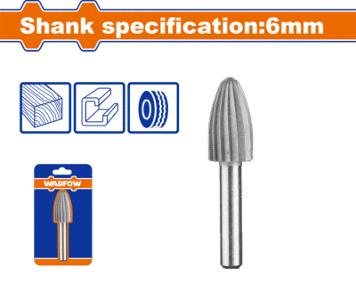 ريشة روتر تنغستين دائرية قطر 6 مم wadfow - WYE1K03