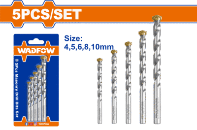 طقم ريش باطون ألماس 5 قطع 4-5-6-8-10 مم WADFOW - WMJ2K01