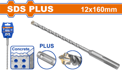 ريشة راس رباعي WADFOW SDS PLUS 12×160 - WHD3204