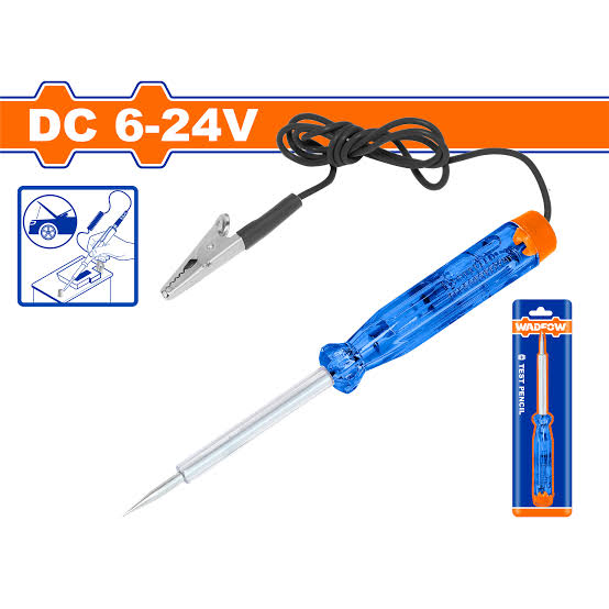 مفك فاحص كهرباء سيارة WADFOW DC 6-24 V - WTP414501